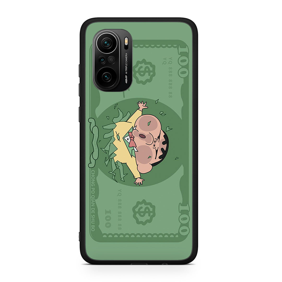 Xiaomi Mi 11i Big Money Θήκη Αγίου Βαλεντίνου από τη Smartfits με σχέδιο στο πίσω μέρος και μαύρο περίβλημα | Smartphone case with colorful back and black bezels by Smartfits