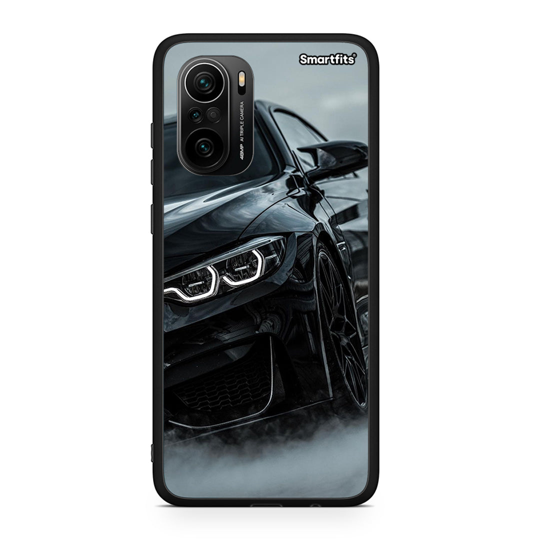 Xiaomi Poco F3 Black BMW θήκη από τη Smartfits με σχέδιο στο πίσω μέρος και μαύρο περίβλημα | Smartphone case with colorful back and black bezels by Smartfits