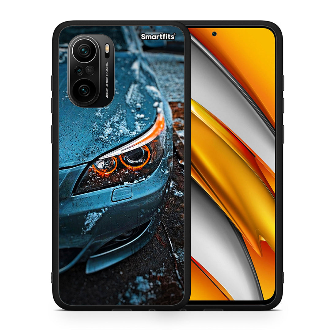 Θήκη Xiaomi Poco F3 Bmw E60 από τη Smartfits με σχέδιο στο πίσω μέρος και μαύρο περίβλημα | Xiaomi Poco F3 Bmw E60 case with colorful back and black bezels