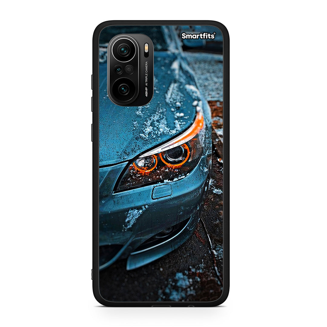 Xiaomi Poco F3 Bmw E60 Θήκη από τη Smartfits με σχέδιο στο πίσω μέρος και μαύρο περίβλημα | Smartphone case with colorful back and black bezels by Smartfits