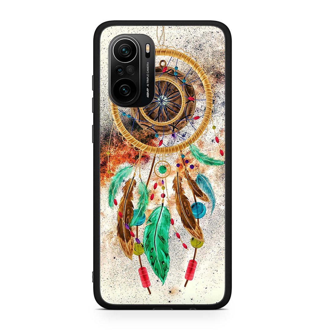 Xiaomi Poco F3 DreamCatcher Boho θήκη από τη Smartfits με σχέδιο στο πίσω μέρος και μαύρο περίβλημα | Smartphone case with colorful back and black bezels by Smartfits