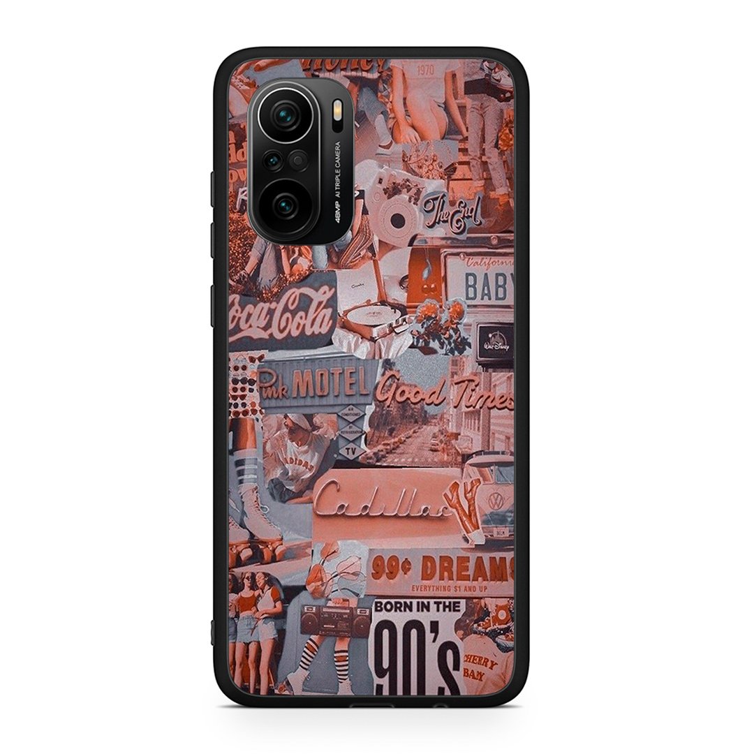 Xiaomi Poco F3 Born In 90s θήκη από τη Smartfits με σχέδιο στο πίσω μέρος και μαύρο περίβλημα | Smartphone case with colorful back and black bezels by Smartfits