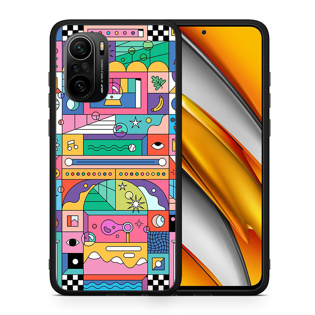 Θήκη Xiaomi Mi 11i Bubbles Soap από τη Smartfits με σχέδιο στο πίσω μέρος και μαύρο περίβλημα | Xiaomi Mi 11i Bubbles Soap case with colorful back and black bezels