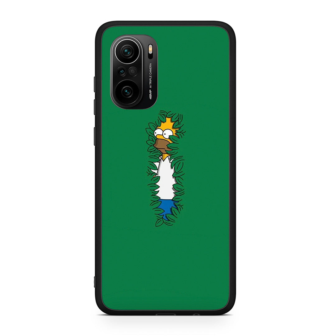 Xiaomi Poco F3 Bush Man Θήκη Αγίου Βαλεντίνου από τη Smartfits με σχέδιο στο πίσω μέρος και μαύρο περίβλημα | Smartphone case with colorful back and black bezels by Smartfits