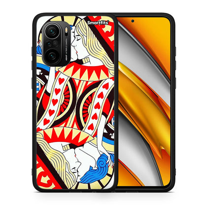 Θήκη Xiaomi Mi 11i Card Love από τη Smartfits με σχέδιο στο πίσω μέρος και μαύρο περίβλημα | Xiaomi Mi 11i Card Love case with colorful back and black bezels