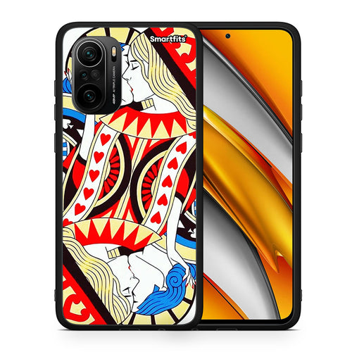 Θήκη Xiaomi Mi 11i Card Love από τη Smartfits με σχέδιο στο πίσω μέρος και μαύρο περίβλημα | Xiaomi Mi 11i Card Love case with colorful back and black bezels