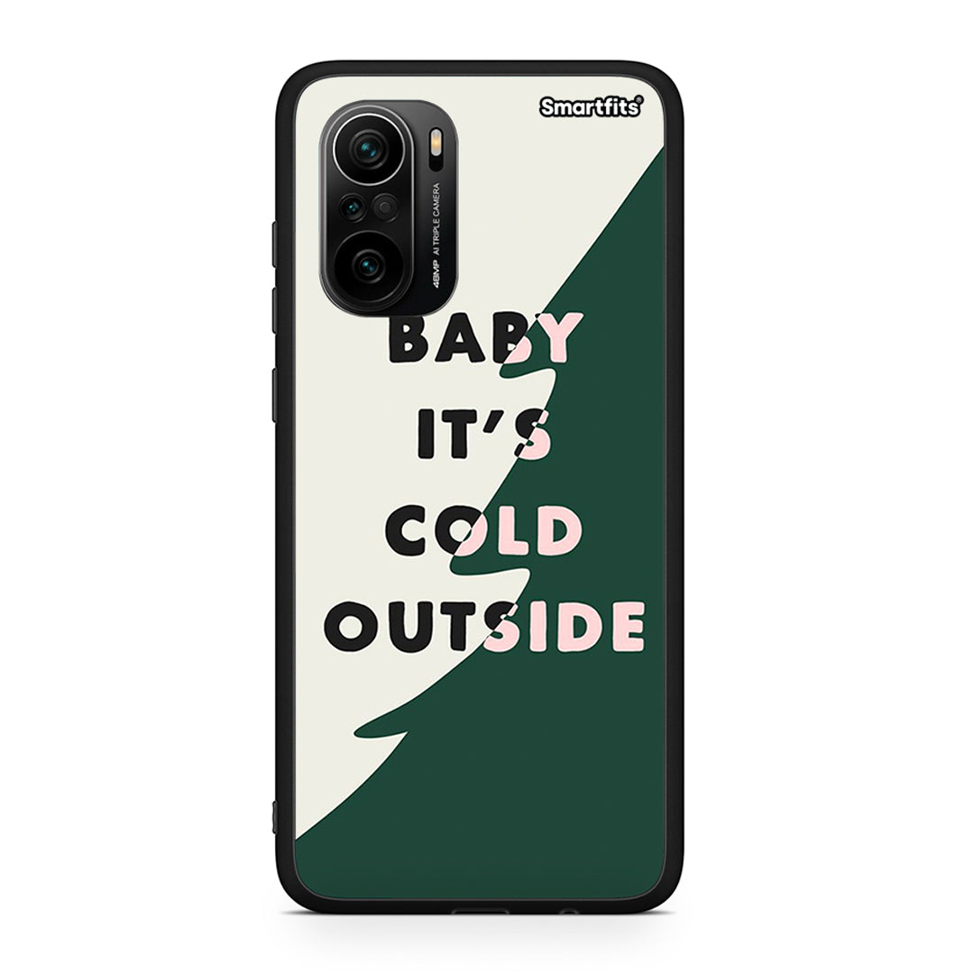 Xiaomi Poco F3 Cold Outside θήκη από τη Smartfits με σχέδιο στο πίσω μέρος και μαύρο περίβλημα | Smartphone case with colorful back and black bezels by Smartfits