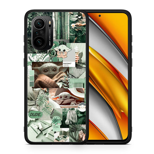 Θήκη Αγίου Βαλεντίνου Xiaomi Poco F3 Collage Dude από τη Smartfits με σχέδιο στο πίσω μέρος και μαύρο περίβλημα | Xiaomi Poco F3 Collage Dude case with colorful back and black bezels