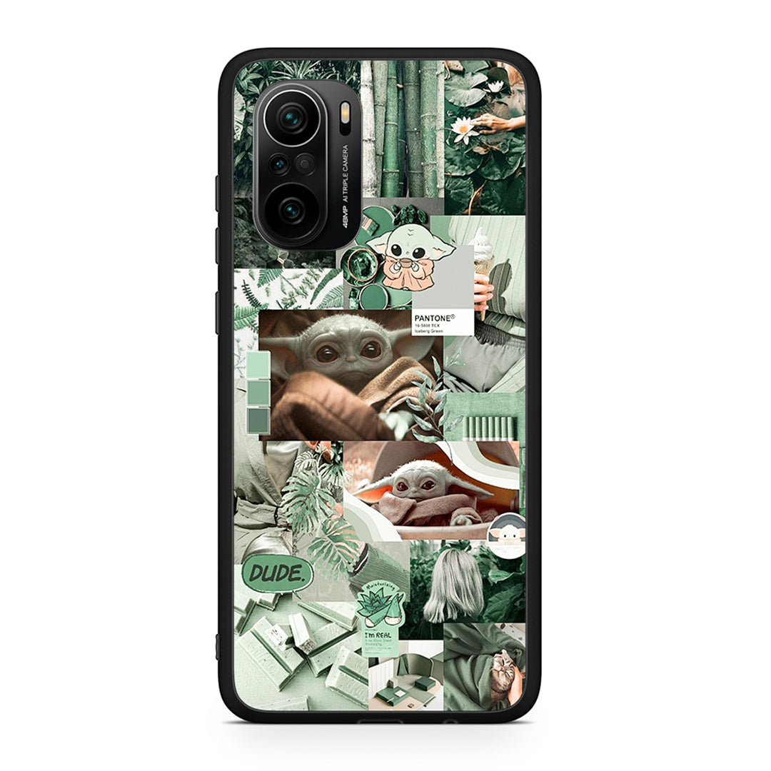 Xiaomi Poco F3 Collage Dude Θήκη Αγίου Βαλεντίνου από τη Smartfits με σχέδιο στο πίσω μέρος και μαύρο περίβλημα | Smartphone case with colorful back and black bezels by Smartfits
