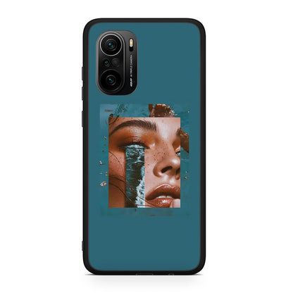 Xiaomi Poco F3 Cry An Ocean θήκη από τη Smartfits με σχέδιο στο πίσω μέρος και μαύρο περίβλημα | Smartphone case with colorful back and black bezels by Smartfits