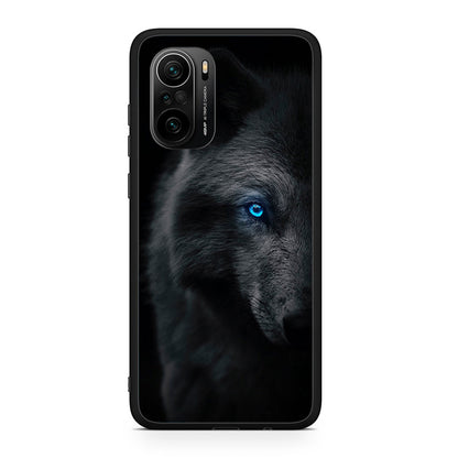 Xiaomi Poco F3 Dark Wolf θήκη από τη Smartfits με σχέδιο στο πίσω μέρος και μαύρο περίβλημα | Smartphone case with colorful back and black bezels by Smartfits