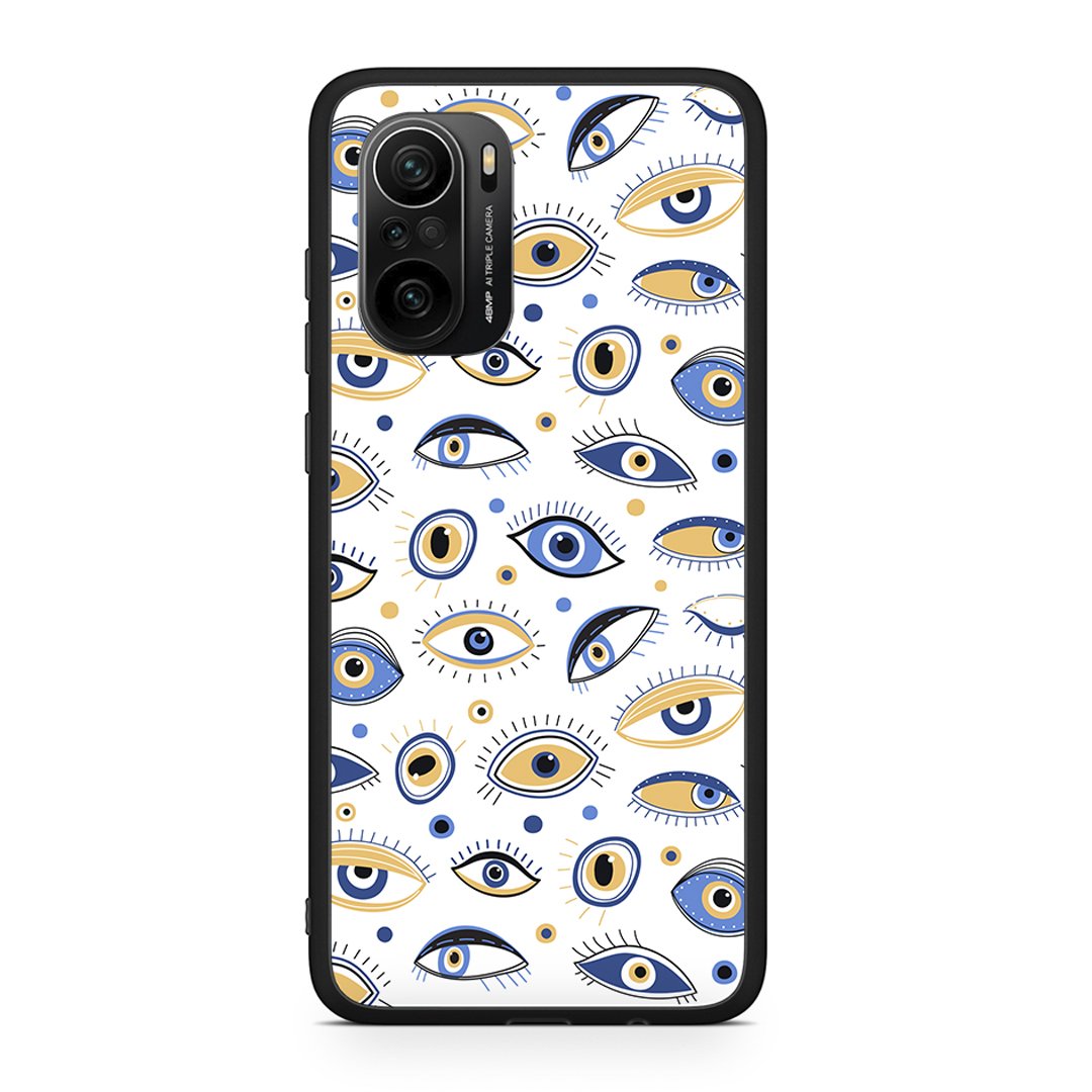 Xiaomi Mi 11i Ftou Ftou θήκη από τη Smartfits με σχέδιο στο πίσω μέρος και μαύρο περίβλημα | Smartphone case with colorful back and black bezels by Smartfits