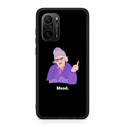 Xiaomi Poco F3 Grandma Mood Black θήκη από τη Smartfits με σχέδιο στο πίσω μέρος και μαύρο περίβλημα | Smartphone case with colorful back and black bezels by Smartfits