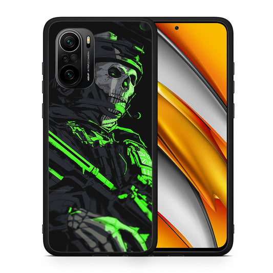 Θήκη Αγίου Βαλεντίνου Xiaomi Mi 11i Green Soldier από τη Smartfits με σχέδιο στο πίσω μέρος και μαύρο περίβλημα | Xiaomi Mi 11i Green Soldier case with colorful back and black bezels