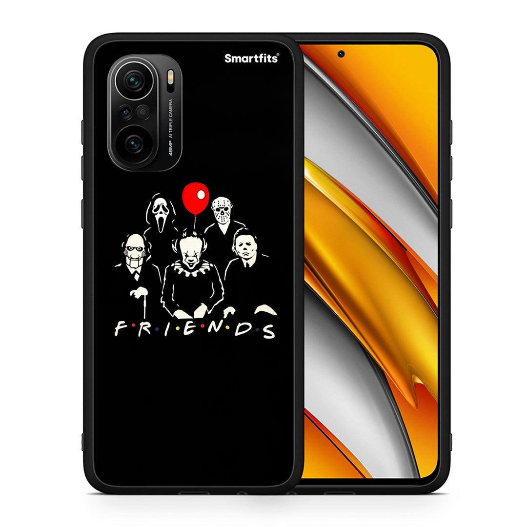 Θήκη Xiaomi Mi 11i Halloween Friends από τη Smartfits με σχέδιο στο πίσω μέρος και μαύρο περίβλημα | Xiaomi Mi 11i Halloween Friends case with colorful back and black bezels