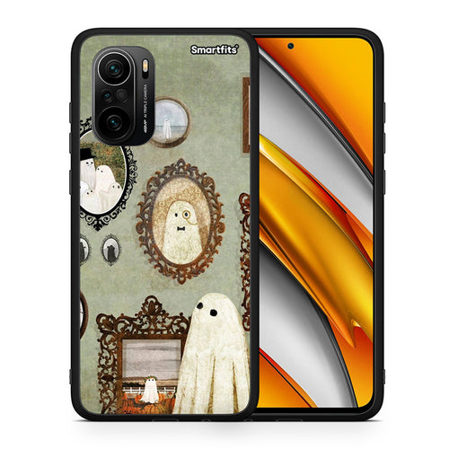 Θήκη Xiaomi Poco F3 Halloween Ghost Season από τη Smartfits με σχέδιο στο πίσω μέρος και μαύρο περίβλημα | Xiaomi Poco F3 Halloween Ghost Season case with colorful back and black bezels