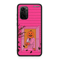 Thumbnail for Xiaomi Mi 11i Halloween Pumpkin Lady Θήκη από τη Smartfits με σχέδιο στο πίσω μέρος και μαύρο περίβλημα | Smartphone case with colorful back and black bezels by Smartfits