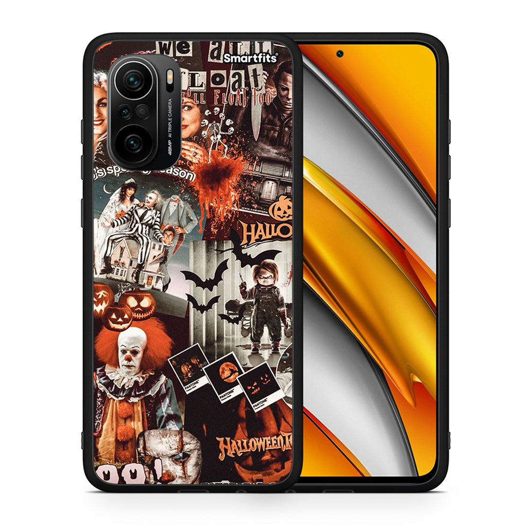Θήκη Xiaomi Poco F3 Halloween Spooky Season από τη Smartfits με σχέδιο στο πίσω μέρος και μαύρο περίβλημα | Xiaomi Poco F3 Halloween Spooky Season case with colorful back and black bezels