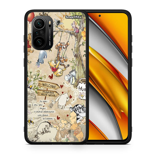 Θήκη Xiaomi Poco F3 Happy Friends από τη Smartfits με σχέδιο στο πίσω μέρος και μαύρο περίβλημα | Xiaomi Poco F3 Happy Friends case with colorful back and black bezels