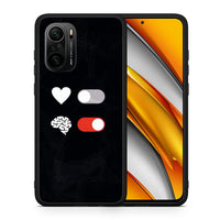 Thumbnail for Θήκη Αγίου Βαλεντίνου Xiaomi Mi 11i Heart Vs Brain από τη Smartfits με σχέδιο στο πίσω μέρος και μαύρο περίβλημα | Xiaomi Mi 11i Heart Vs Brain case with colorful back and black bezels