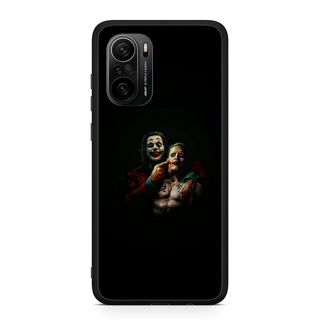 Xiaomi Poco F3 Clown Hero θήκη από τη Smartfits με σχέδιο στο πίσω μέρος και μαύρο περίβλημα | Smartphone case with colorful back and black bezels by Smartfits