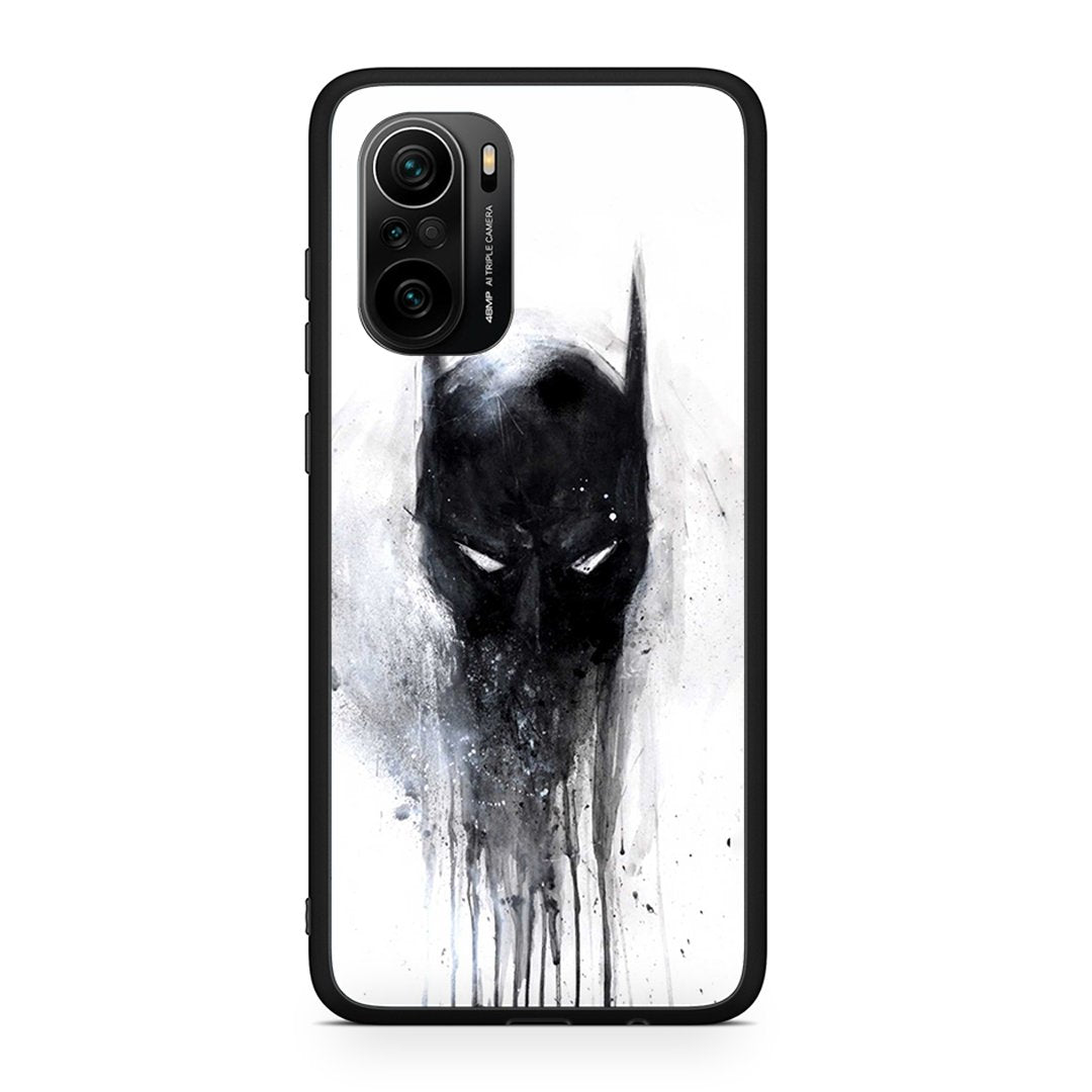 Xiaomi Poco F3 Paint Bat Hero θήκη από τη Smartfits με σχέδιο στο πίσω μέρος και μαύρο περίβλημα | Smartphone case with colorful back and black bezels by Smartfits