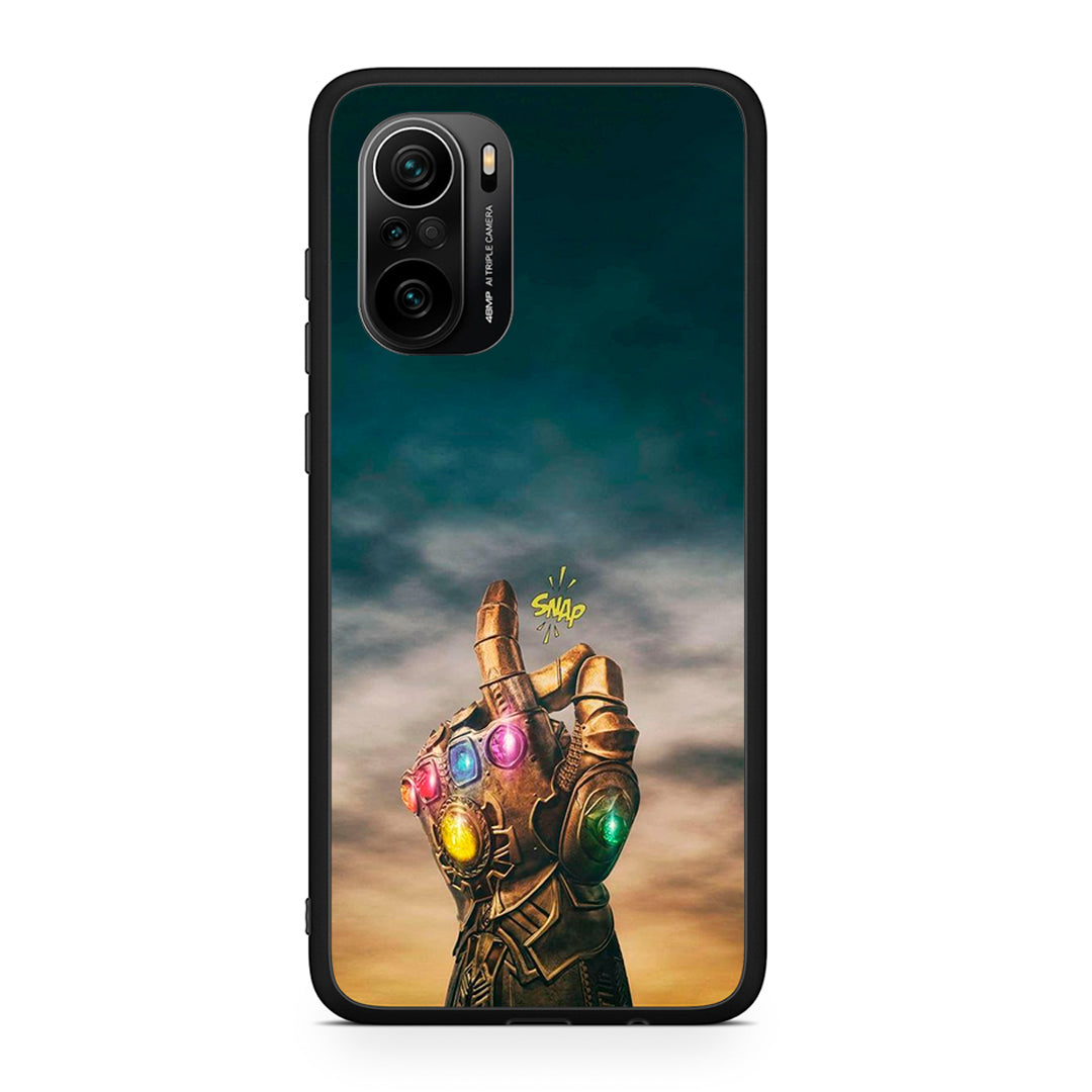 Xiaomi Poco F3 Infinity Snap θήκη από τη Smartfits με σχέδιο στο πίσω μέρος και μαύρο περίβλημα | Smartphone case with colorful back and black bezels by Smartfits