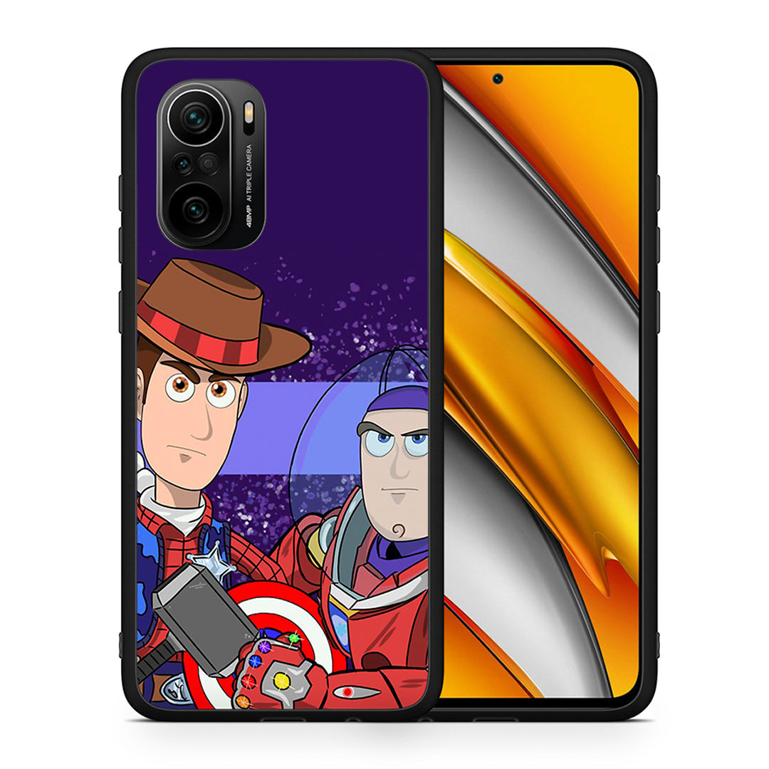 Θήκη Xiaomi Poco F3 Infinity Story από τη Smartfits με σχέδιο στο πίσω μέρος και μαύρο περίβλημα | Xiaomi Poco F3 Infinity Story case with colorful back and black bezels