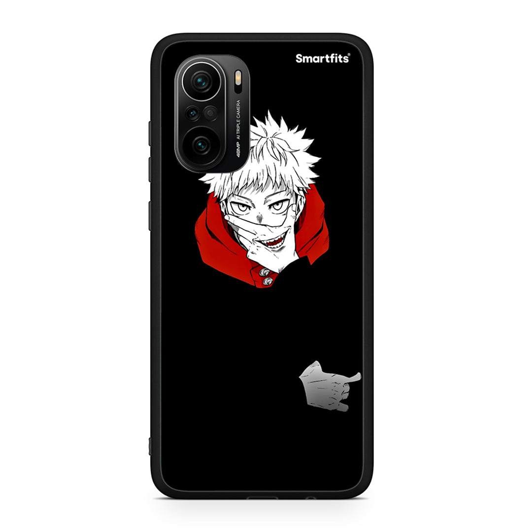 Xiaomi Mi 11i Itadori Anime θήκη από τη Smartfits με σχέδιο στο πίσω μέρος και μαύρο περίβλημα | Smartphone case with colorful back and black bezels by Smartfits