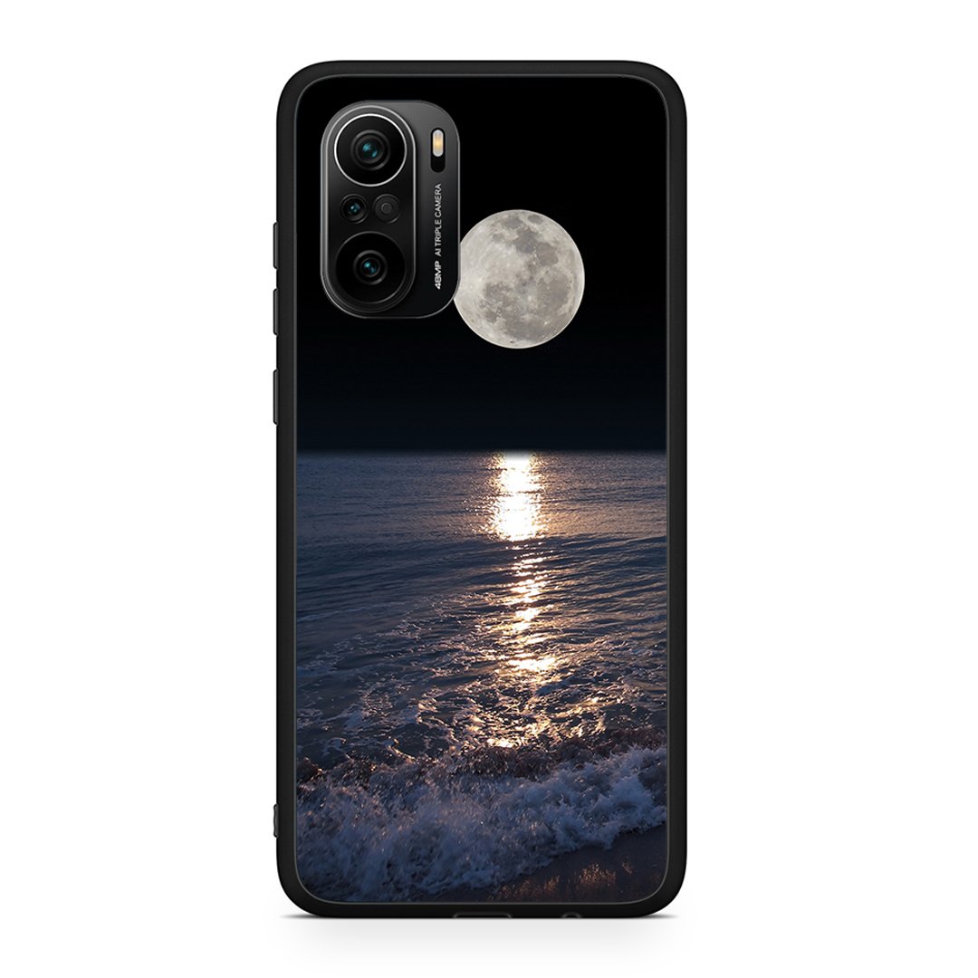 Xiaomi Poco F3 Moon Landscape θήκη από τη Smartfits με σχέδιο στο πίσω μέρος και μαύρο περίβλημα | Smartphone case with colorful back and black bezels by Smartfits