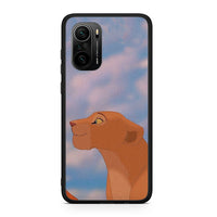 Thumbnail for Xiaomi Poco F3 Lion Love 2 Θήκη Αγίου Βαλεντίνου από τη Smartfits με σχέδιο στο πίσω μέρος και μαύρο περίβλημα | Smartphone case with colorful back and black bezels by Smartfits