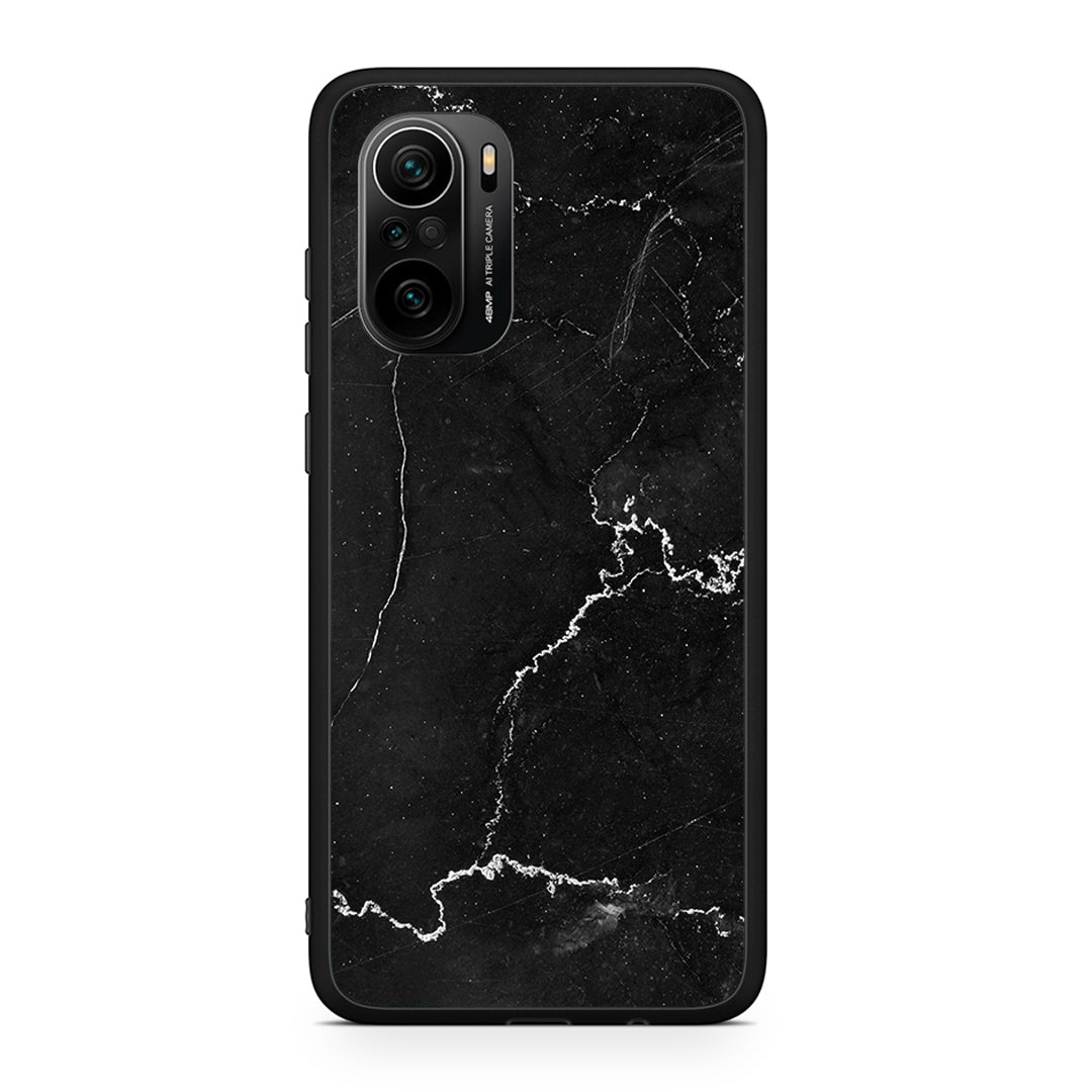 Xiaomi Poco F3 Marble Black θήκη από τη Smartfits με σχέδιο στο πίσω μέρος και μαύρο περίβλημα | Smartphone case with colorful back and black bezels by Smartfits