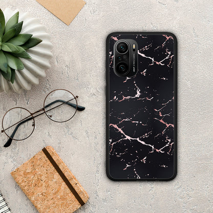 Marble Black Rosegold - Xiaomi Mi 11i θήκη