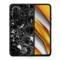 Thumbnail for Θήκη Xiaomi Poco F3 Male Marble από τη Smartfits με σχέδιο στο πίσω μέρος και μαύρο περίβλημα | Xiaomi Poco F3 Male Marble case with colorful back and black bezels