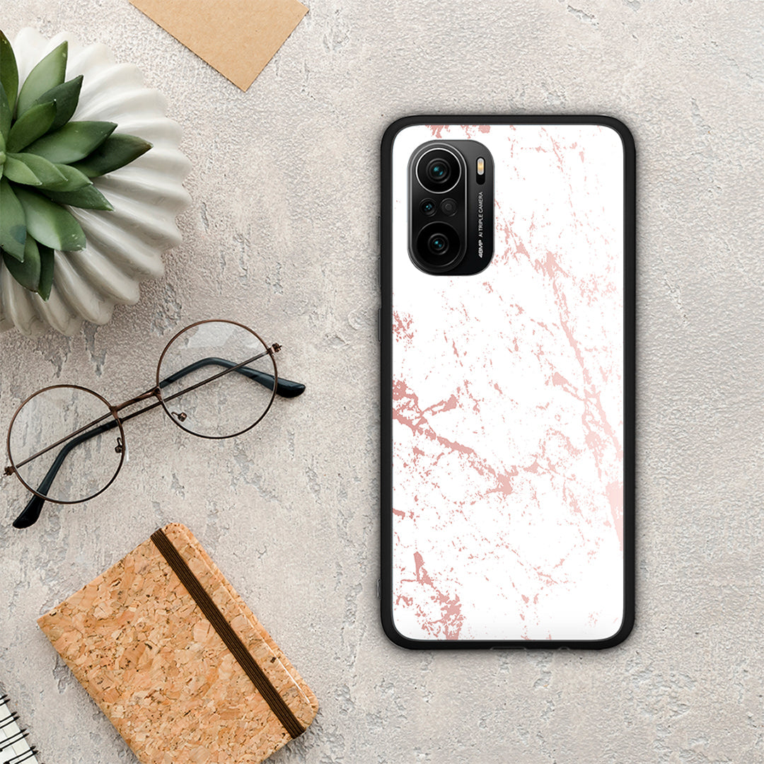 Marble Pink Splash - Xiaomi Poco F3 θήκη