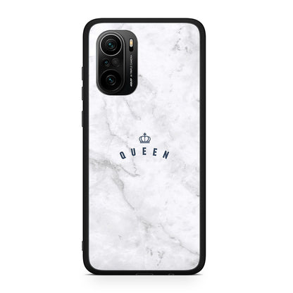 Xiaomi Poco F3 Queen Marble θήκη από τη Smartfits με σχέδιο στο πίσω μέρος και μαύρο περίβλημα | Smartphone case with colorful back and black bezels by Smartfits