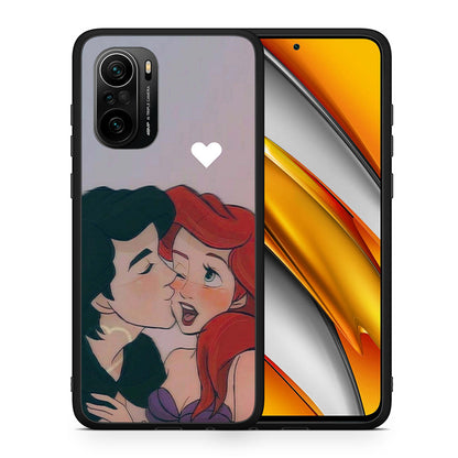 Θήκη Αγίου Βαλεντίνου Xiaomi Mi 11i Mermaid Love από τη Smartfits με σχέδιο στο πίσω μέρος και μαύρο περίβλημα | Xiaomi Mi 11i Mermaid Love case with colorful back and black bezels