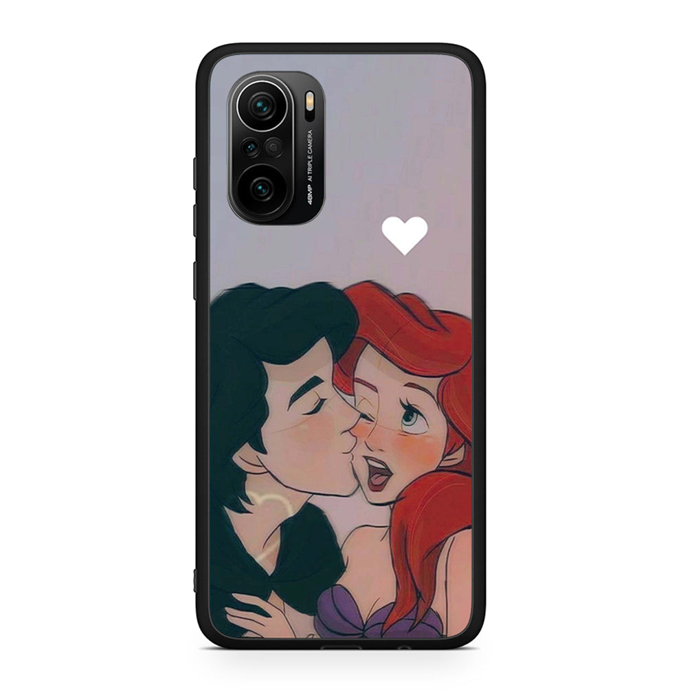 Xiaomi Mi 11i Mermaid Love Θήκη Αγίου Βαλεντίνου από τη Smartfits με σχέδιο στο πίσω μέρος και μαύρο περίβλημα | Smartphone case with colorful back and black bezels by Smartfits