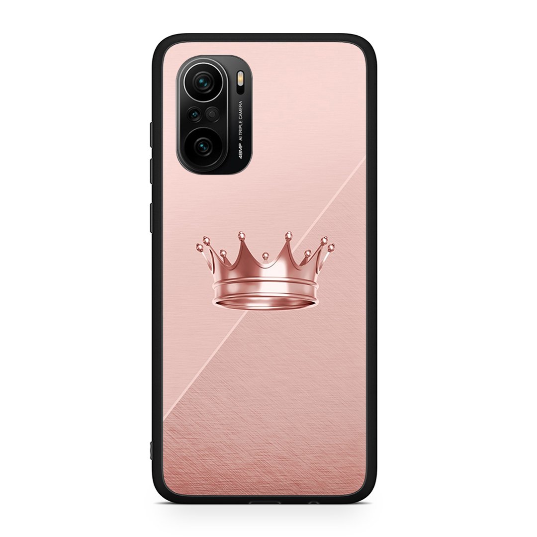 Xiaomi Poco F3 Crown Minimal θήκη από τη Smartfits με σχέδιο στο πίσω μέρος και μαύρο περίβλημα | Smartphone case with colorful back and black bezels by Smartfits