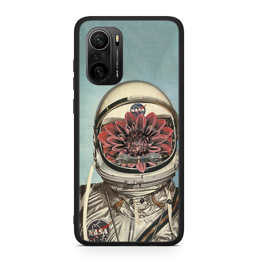 Xiaomi Poco F3 Nasa Bloom θήκη από τη Smartfits με σχέδιο στο πίσω μέρος και μαύρο περίβλημα | Smartphone case with colorful back and black bezels by Smartfits