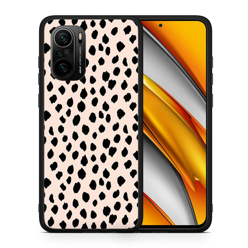 Θήκη Xiaomi Poco F3 New Polka Dots από τη Smartfits με σχέδιο στο πίσω μέρος και μαύρο περίβλημα | Xiaomi Poco F3 New Polka Dots case with colorful back and black bezels