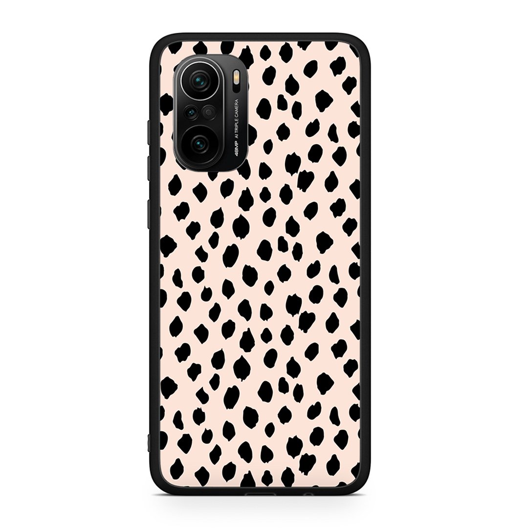 Xiaomi Mi 11i New Polka Dots θήκη από τη Smartfits με σχέδιο στο πίσω μέρος και μαύρο περίβλημα | Smartphone case with colorful back and black bezels by Smartfits