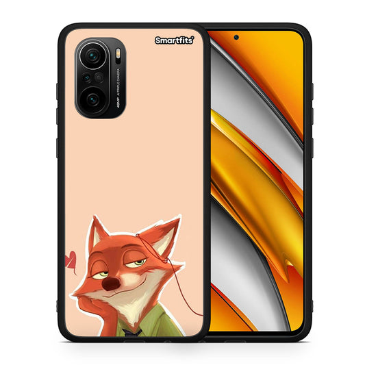 Θήκη Xiaomi Mi 11i Nick Wilde And Judy Hopps Love 1 από τη Smartfits με σχέδιο στο πίσω μέρος και μαύρο περίβλημα | Xiaomi Mi 11i Nick Wilde And Judy Hopps Love 1 case with colorful back and black bezels