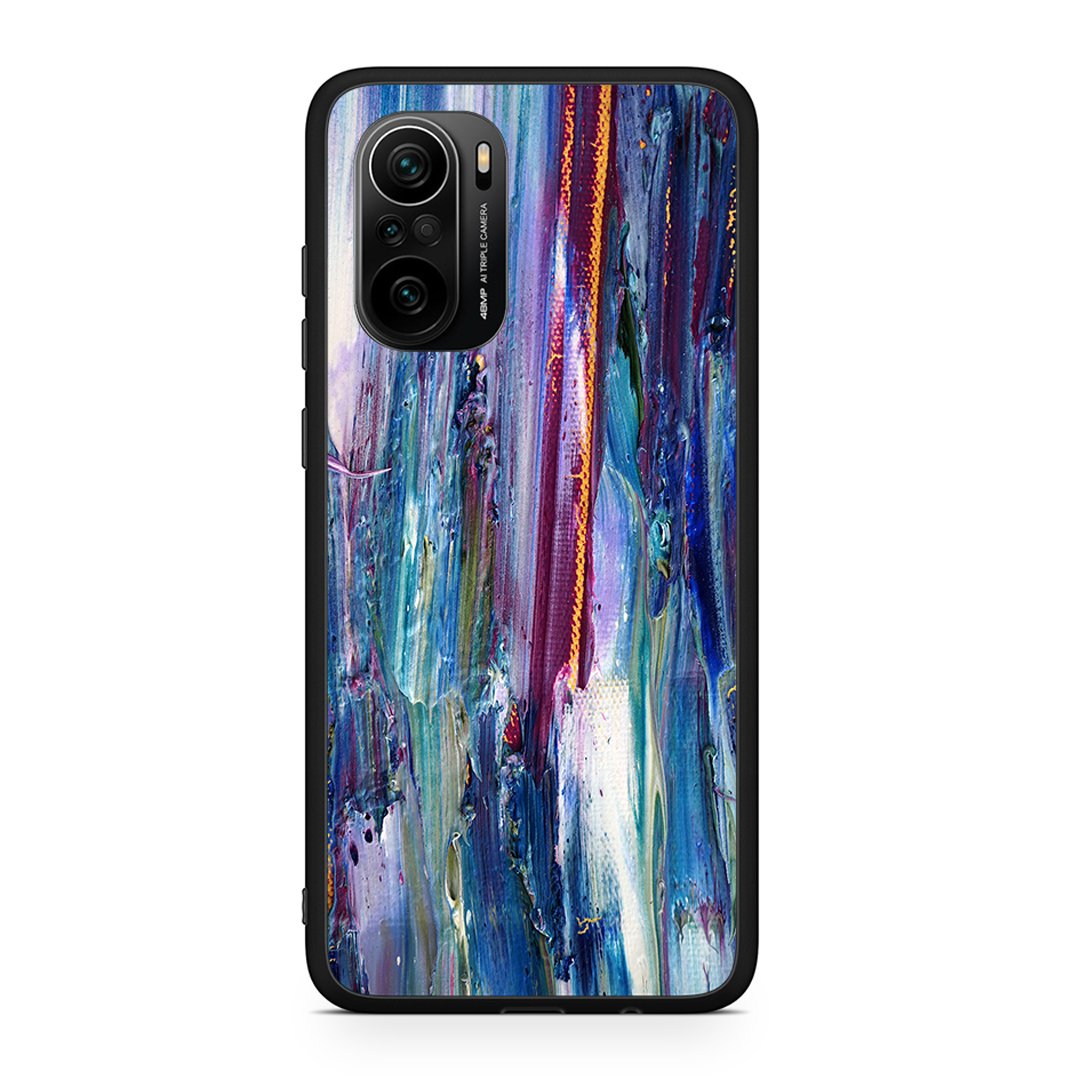 Xiaomi Poco F3 Paint Winter θήκη από τη Smartfits με σχέδιο στο πίσω μέρος και μαύρο περίβλημα | Smartphone case with colorful back and black bezels by Smartfits