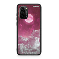 Thumbnail for Xiaomi Poco F3 Pink Moon Θήκη από τη Smartfits με σχέδιο στο πίσω μέρος και μαύρο περίβλημα | Smartphone case with colorful back and black bezels by Smartfits