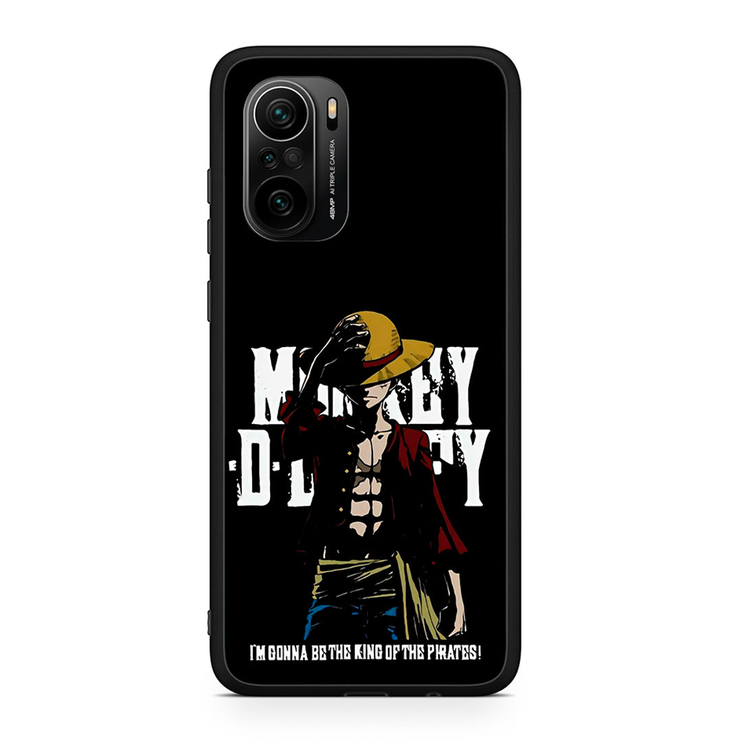 Xiaomi Poco F3 Pirate King θήκη από τη Smartfits με σχέδιο στο πίσω μέρος και μαύρο περίβλημα | Smartphone case with colorful back and black bezels by Smartfits