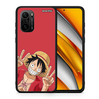 Thumbnail for Θήκη Xiaomi Mi 11i Pirate Luffy από τη Smartfits με σχέδιο στο πίσω μέρος και μαύρο περίβλημα | Xiaomi Mi 11i Pirate Luffy case with colorful back and black bezels