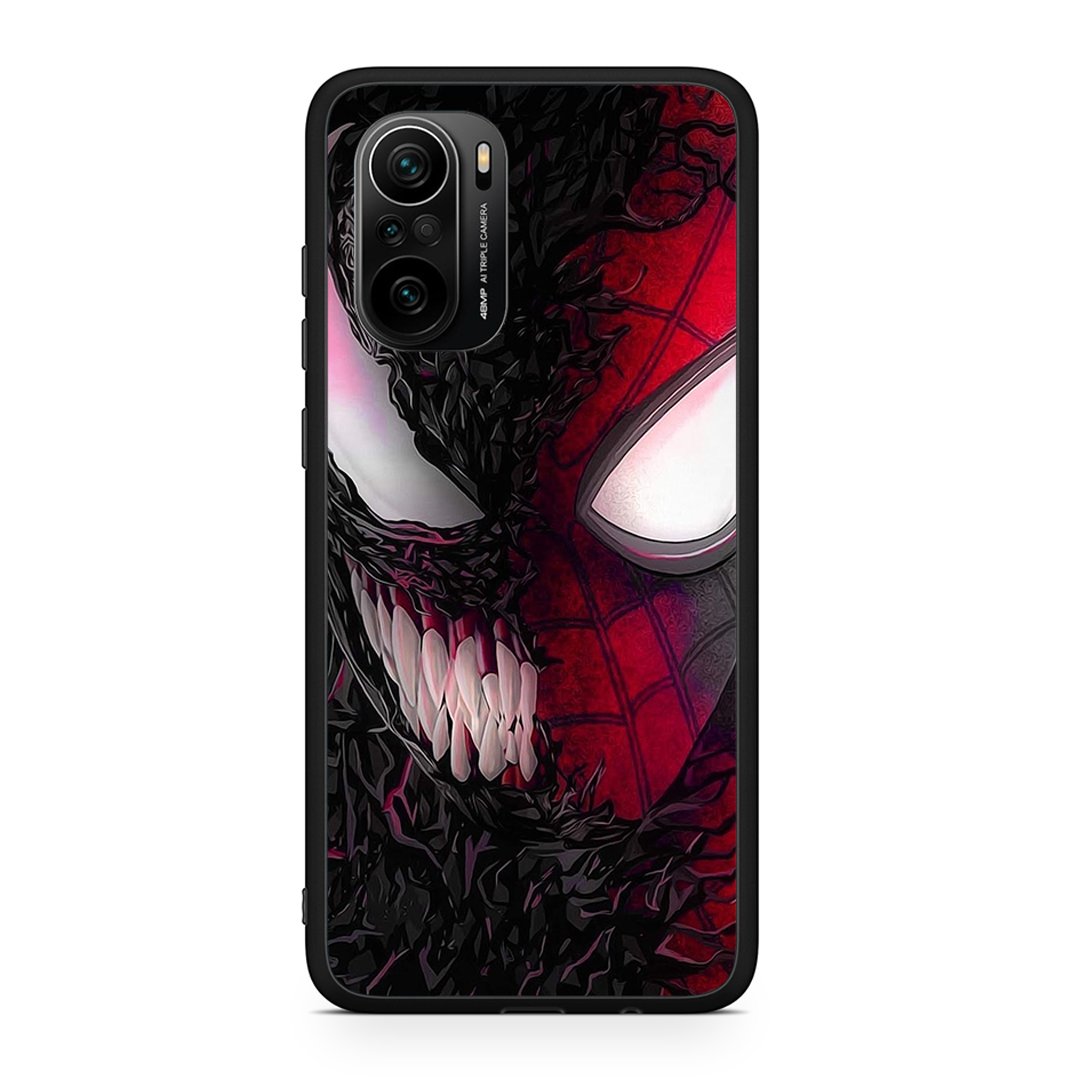 Xiaomi Mi 11i SpiderVenom PopArt θήκη από τη Smartfits με σχέδιο στο πίσω μέρος και μαύρο περίβλημα | Smartphone case with colorful back and black bezels by Smartfits