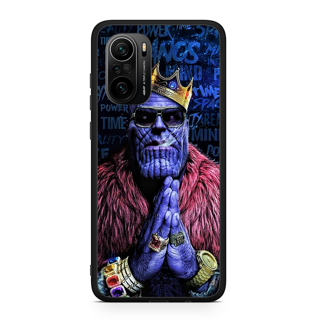 Xiaomi Mi 11i Thanos PopArt θήκη από τη Smartfits με σχέδιο στο πίσω μέρος και μαύρο περίβλημα | Smartphone case with colorful back and black bezels by Smartfits