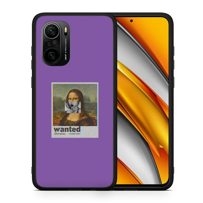 Θήκη Xiaomi Poco F3 Monalisa Popart από τη Smartfits με σχέδιο στο πίσω μέρος και μαύρο περίβλημα | Xiaomi Poco F3 Monalisa Popart case with colorful back and black bezels